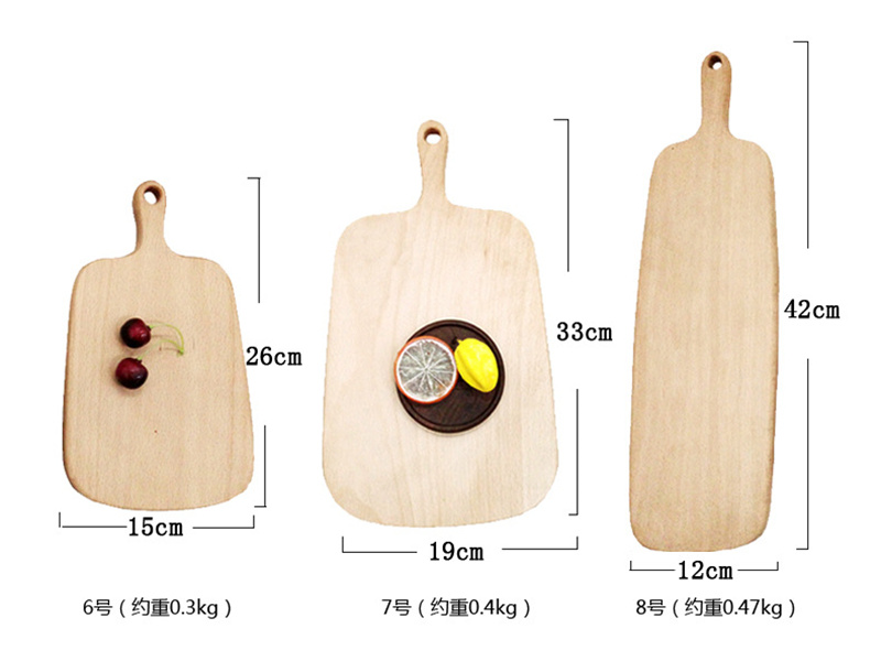 Solid wood fruit sushi board restaurant home