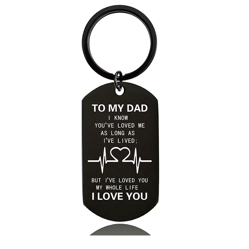 Mother's Day Father's Day Thanksgiving Christmas Gift Metal Key Chain