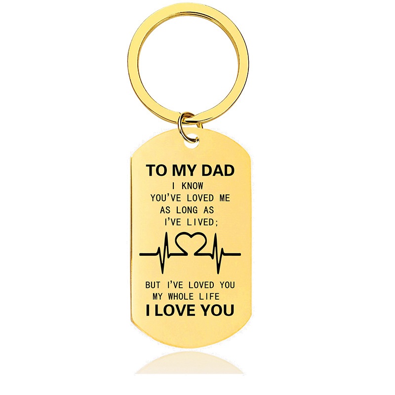 Mother's Day Father's Day Thanksgiving Christmas Gift Metal Key Chain