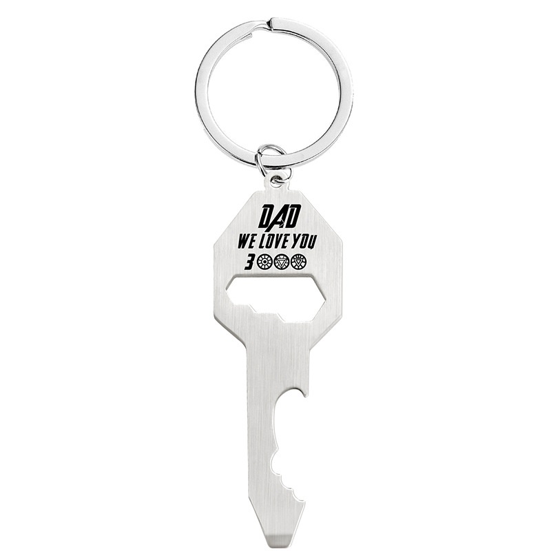 Multi-function bottle opener Screwdriver screwdriver Wrench Father's Day Christmas Gift key chain