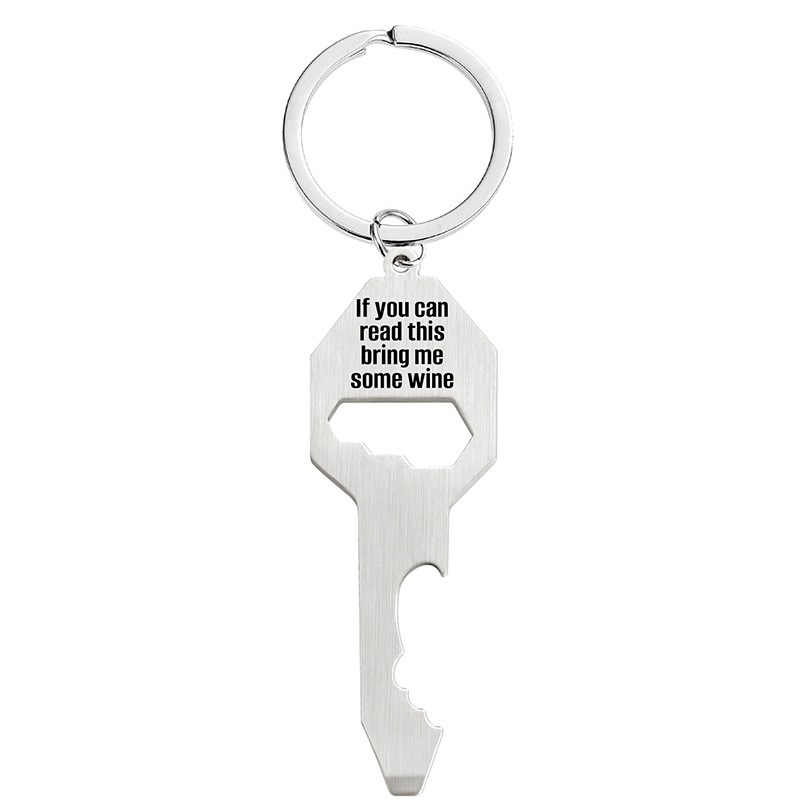 Multi-function bottle opener Screwdriver screwdriver Wrench Father's Day Christmas Gift key chain