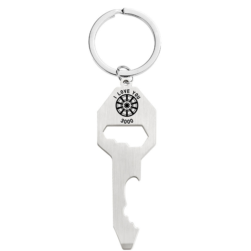 Multi-function bottle opener Screwdriver screwdriver Wrench Father's Day Christmas Gift key chain