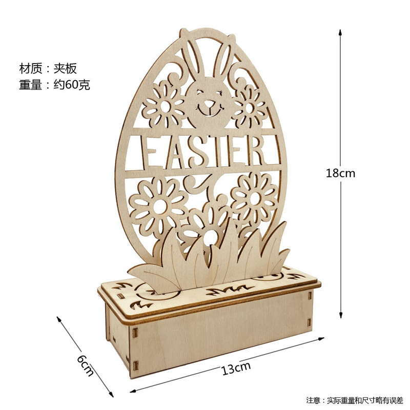 Wooden Easter ornaments$1.73