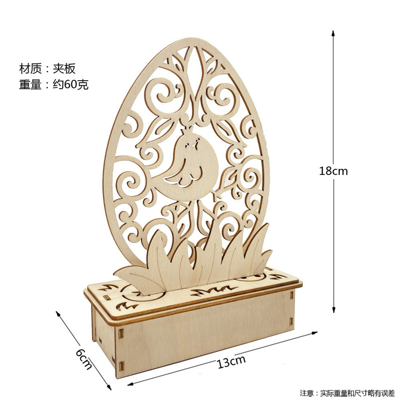 Wooden Easter ornaments$1.73
