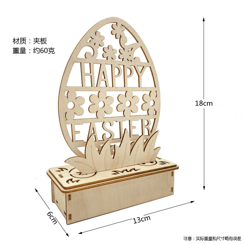Wooden Easter ornaments$1.73