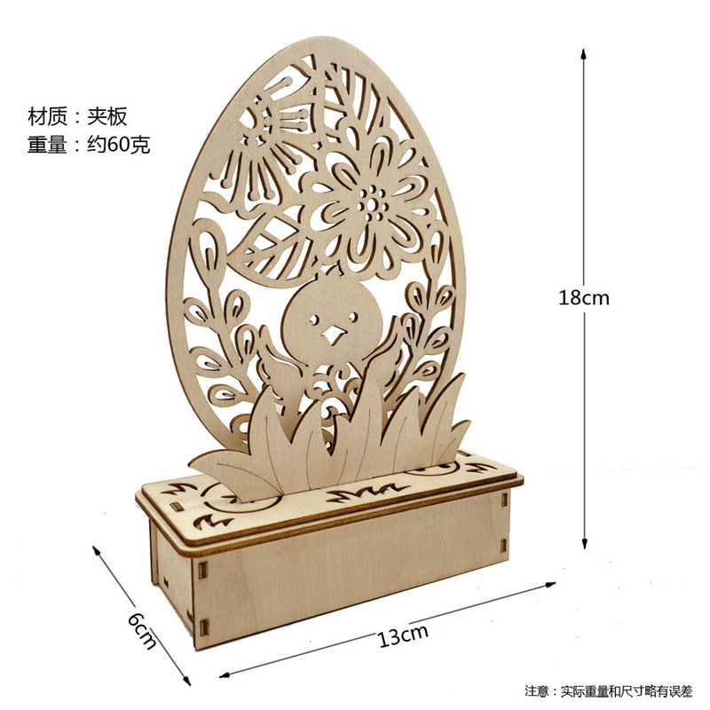 Wooden Easter ornaments$1.73