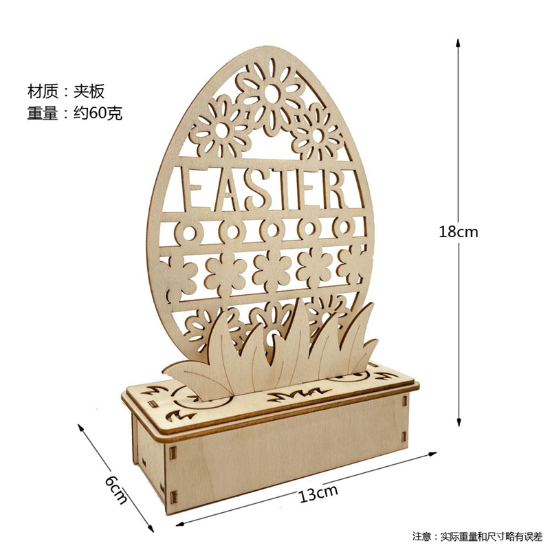 Wooden Easter ornaments$1.73