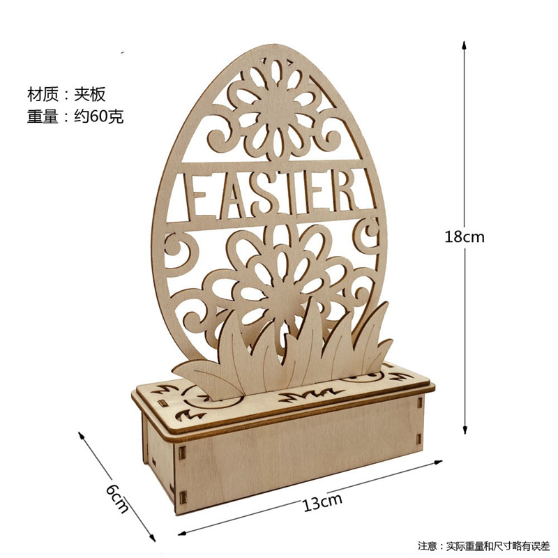Wooden Easter ornaments$1.73
