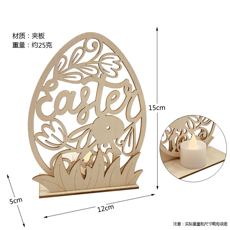 Wooden Easter ornaments$1.19