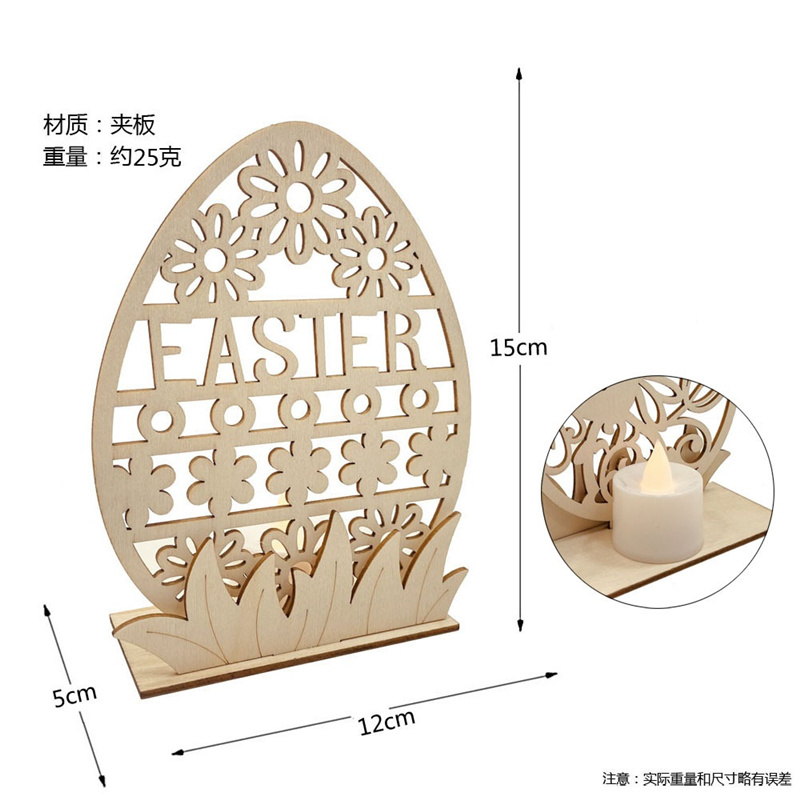 Wooden Easter ornaments$1.19