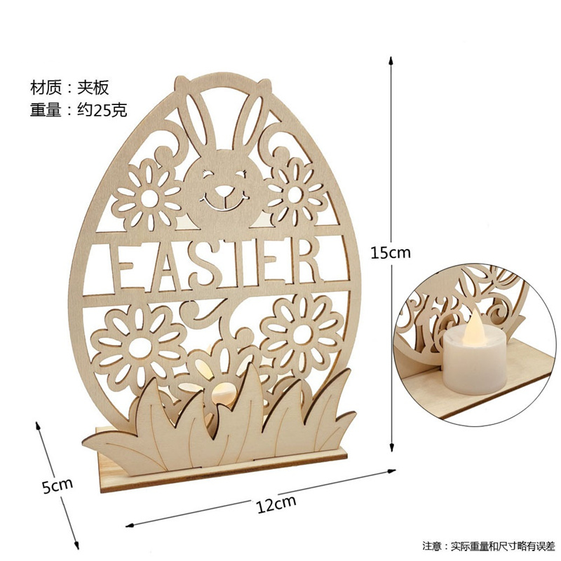 Wooden Easter ornaments$1.19