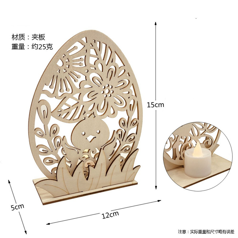Wooden Easter ornaments$1.19