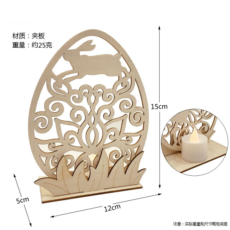 Wooden Easter ornaments$1.19