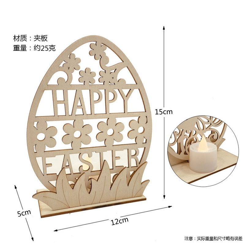 Wooden Easter ornaments$1.19
